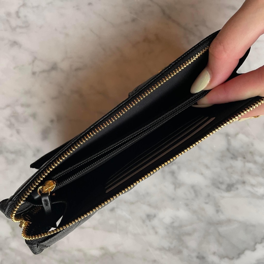 Authentic Chanel Black Caviar Leather CC clutch bag - Picture 6 of 7